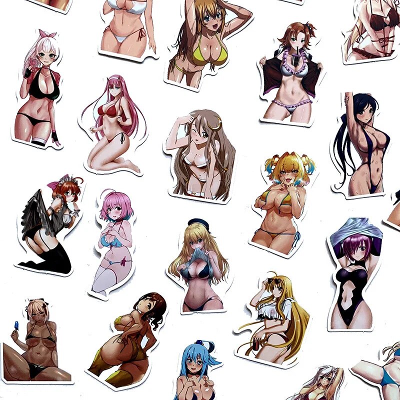 Sexy Adult Anime Stickers