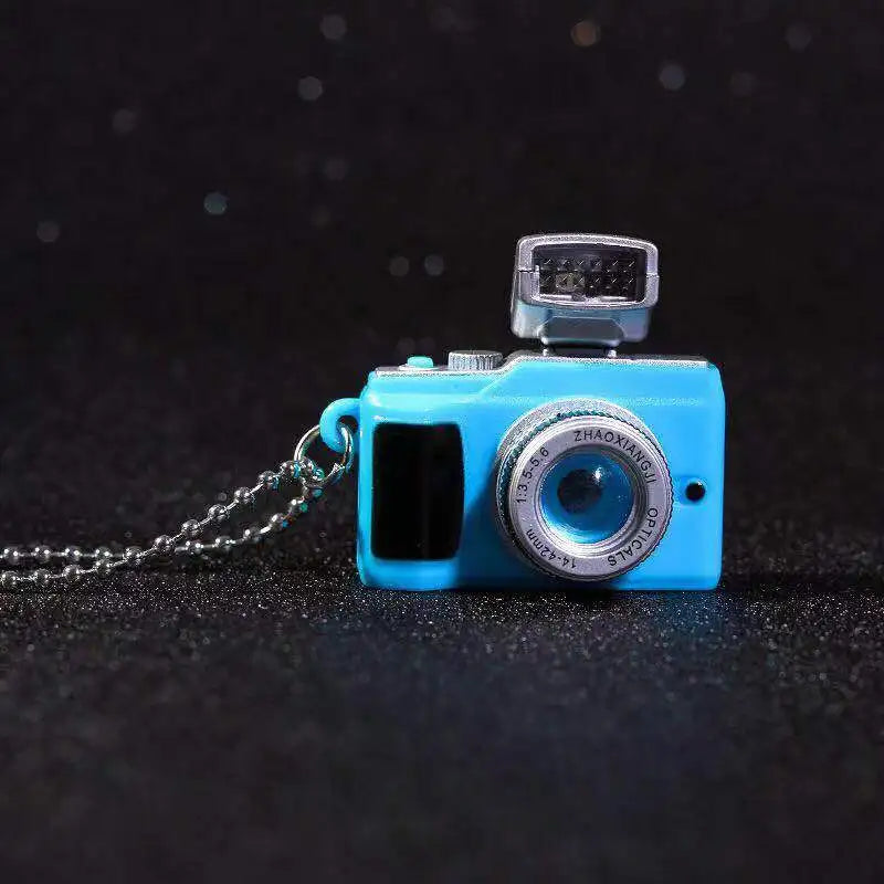 Fashion Flash Light Camera Necklace