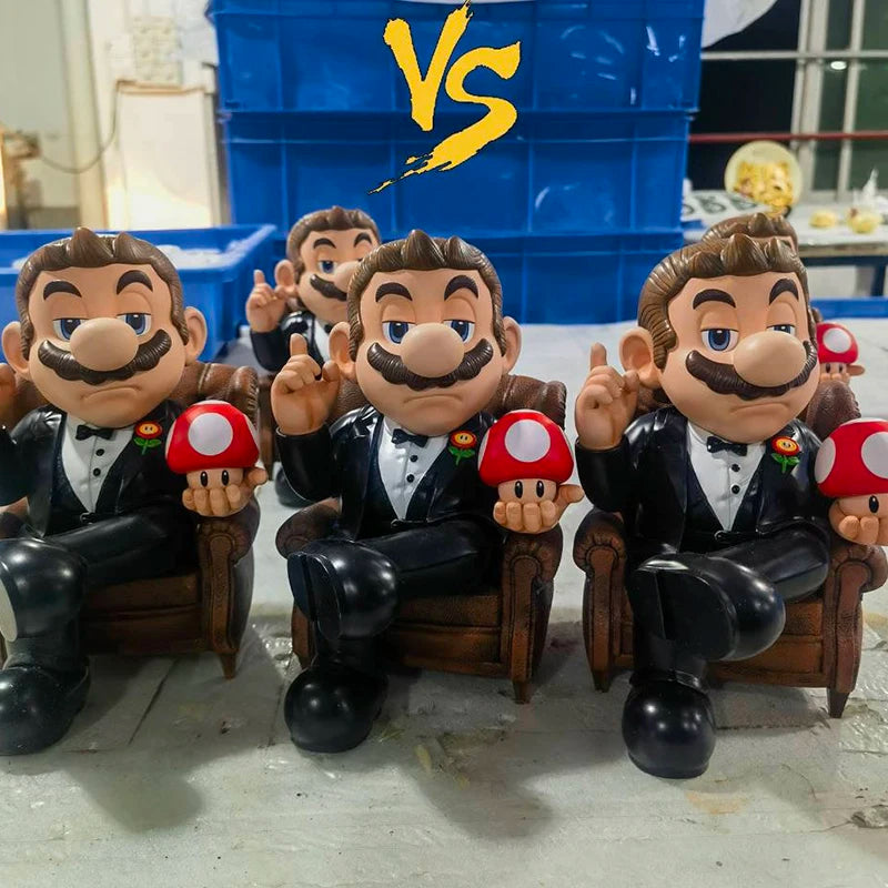 Super Mario Game Themed Godfather Statue