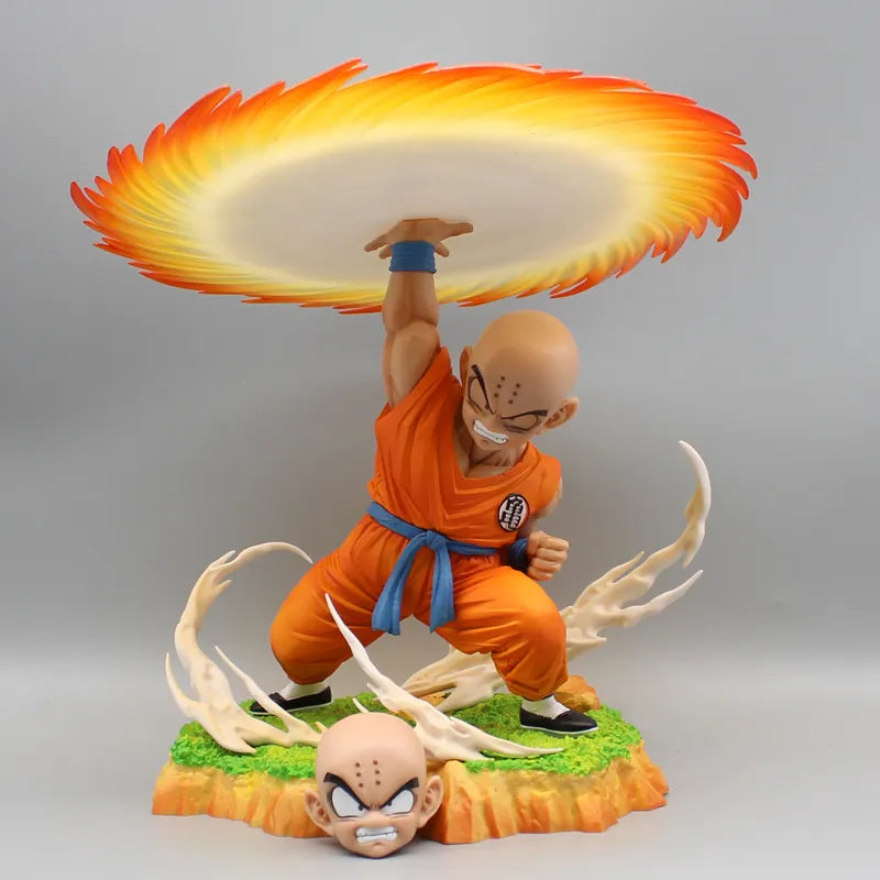 Dragon Ball Z Themed Krillin Distructo Disc Action Statue