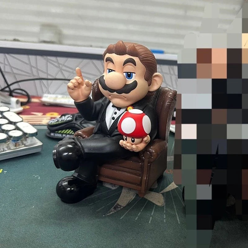 Super Mario Game Themed Godfather Statue