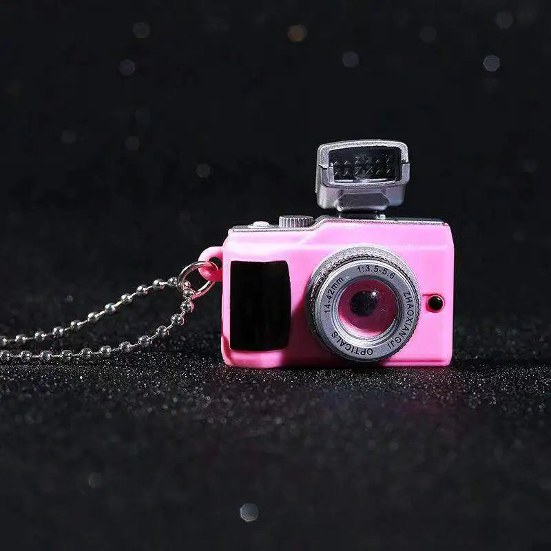Fashion Flash Light Camera Necklace