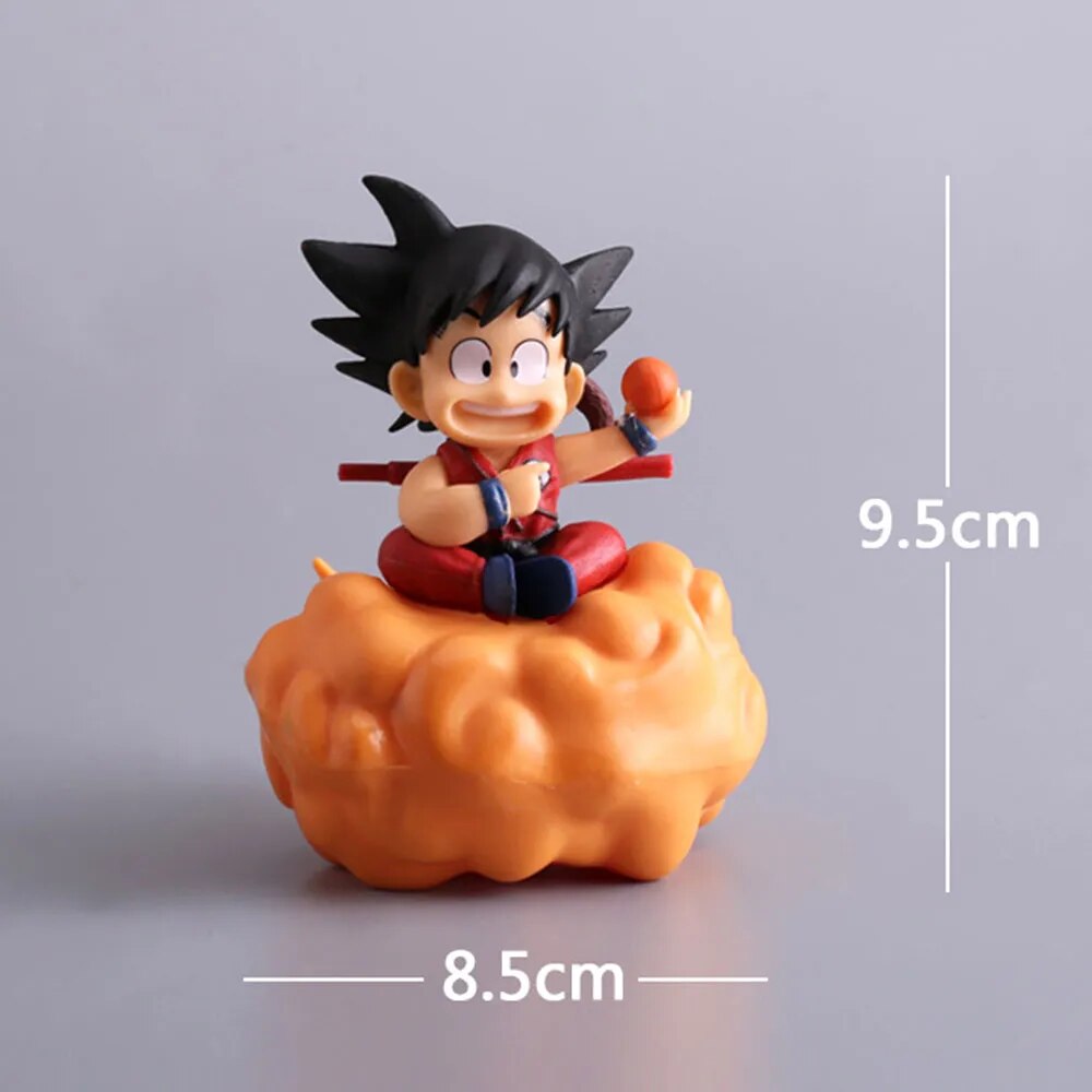 Dragon Ball Inspired Young Goku Flying Nimbus Cloud Statue