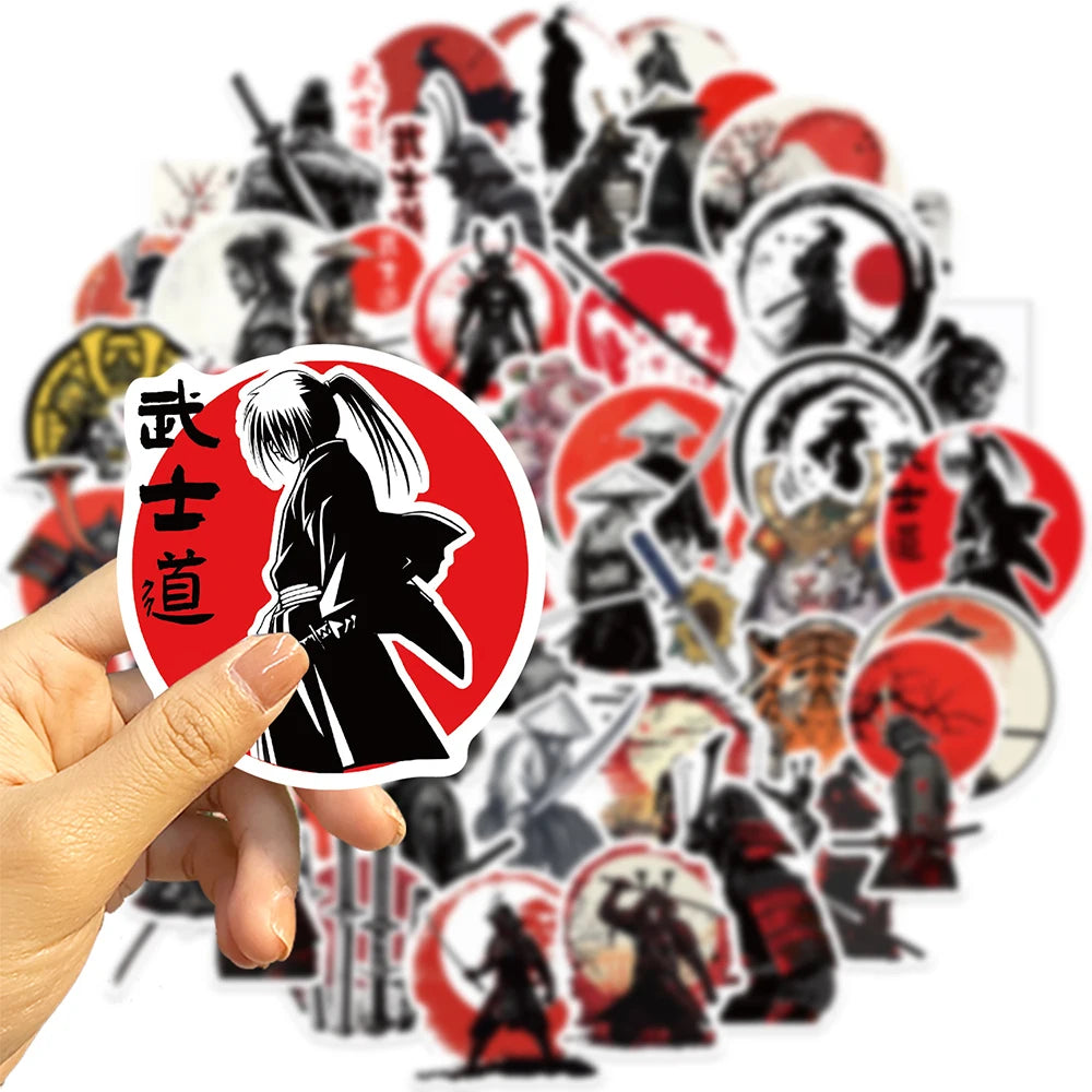 Japanese Samurai Bushido Stickers