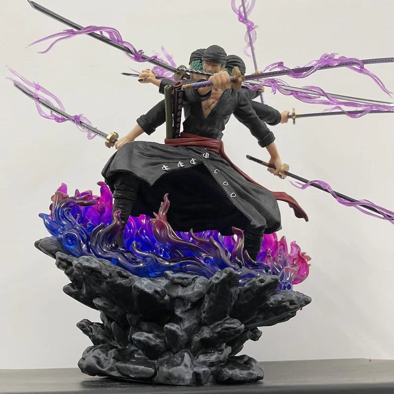 Zoro Inspired Onigashima 9 Swords Style Action Statue