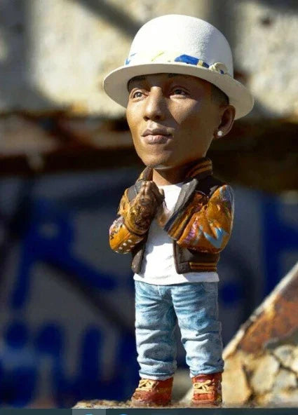 Rapper Action Themed Statues