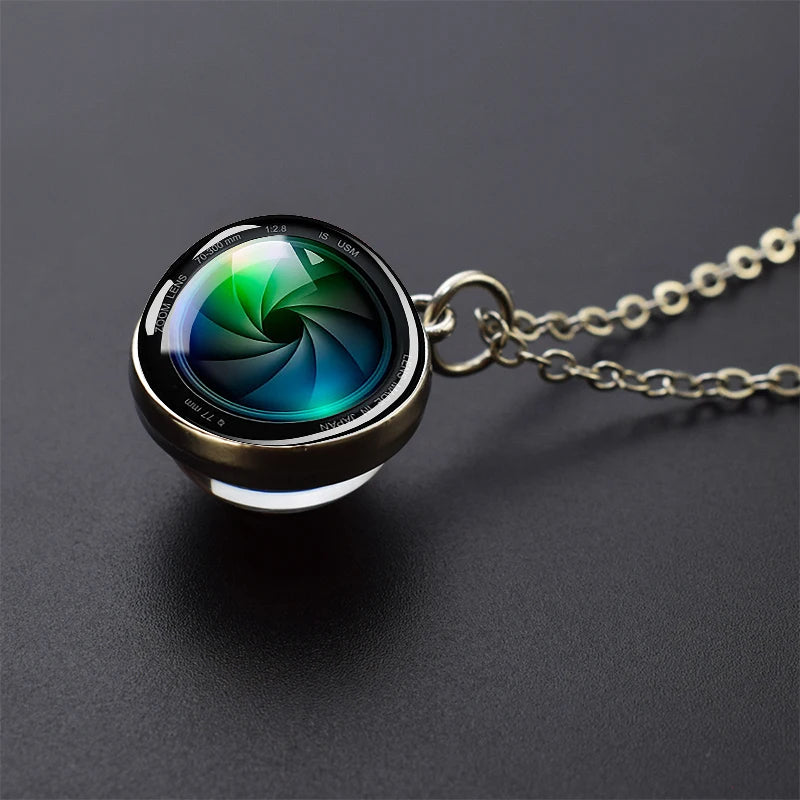 Camera Lens Eyes Necklace
