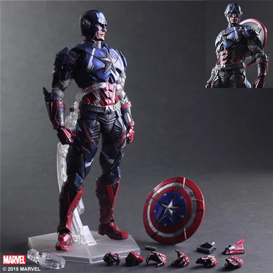 Play Arts Captain America Themed Action Figure