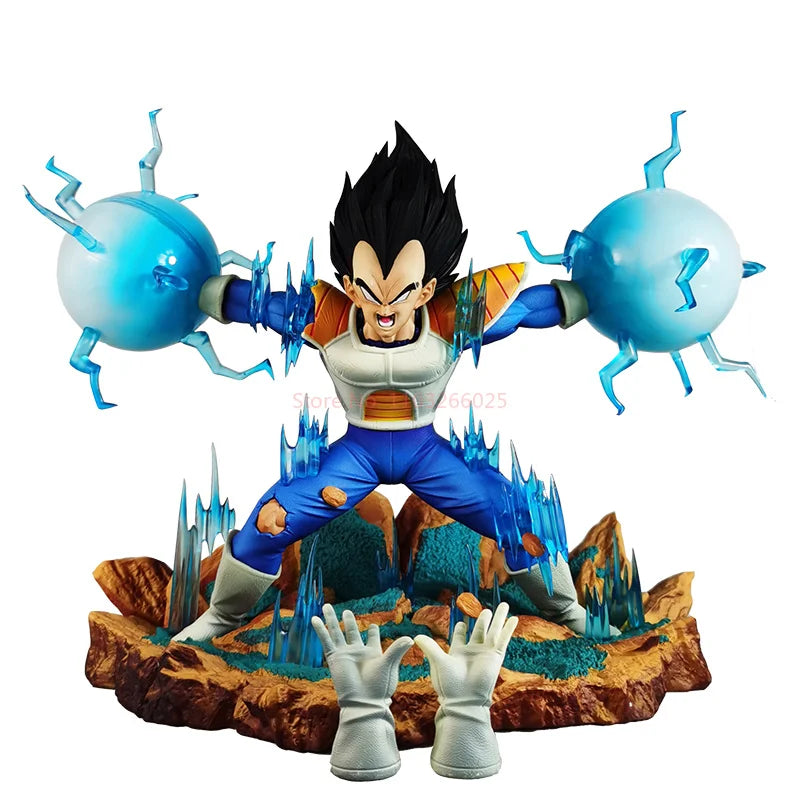 Vegeta Power Up Action Statue