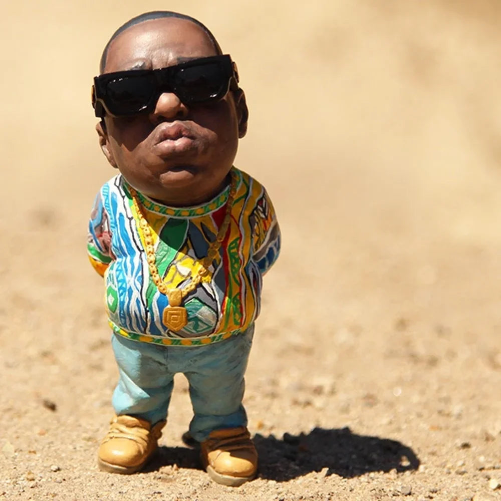 Rapper Action Themed Statues