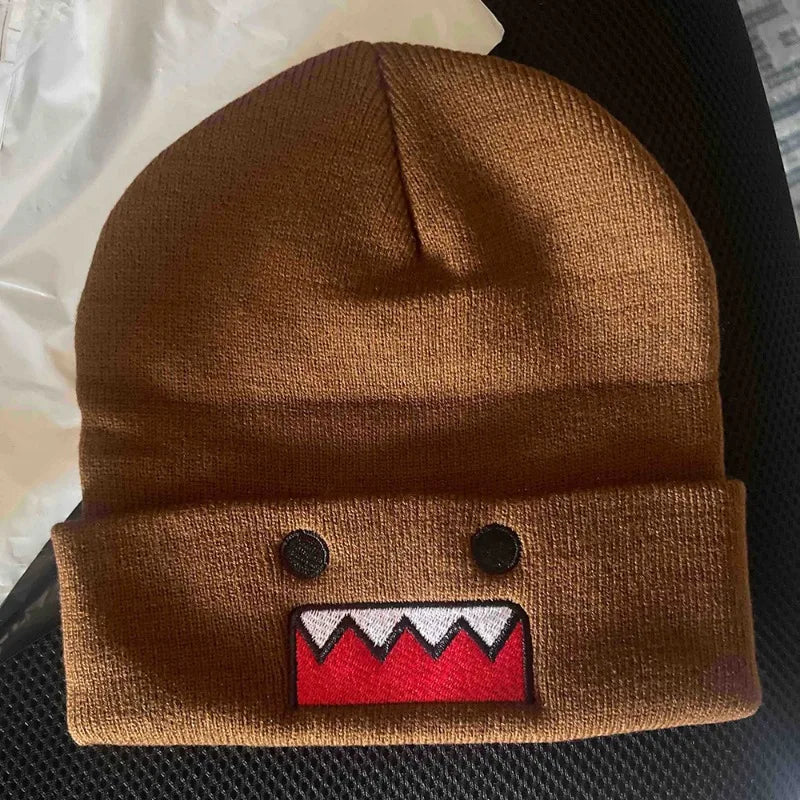 Domo Kun Embroidered Knitted Hat