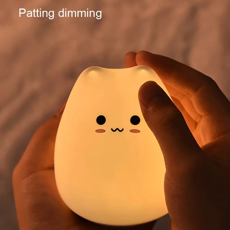Cute Anime Cat Night Light