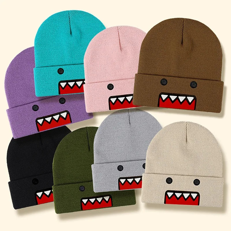 Domo Kun Embroidered Knitted Hat