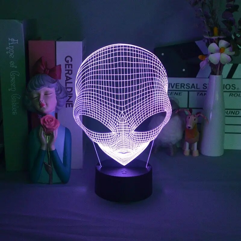 Alien Shaped 3D Night Light