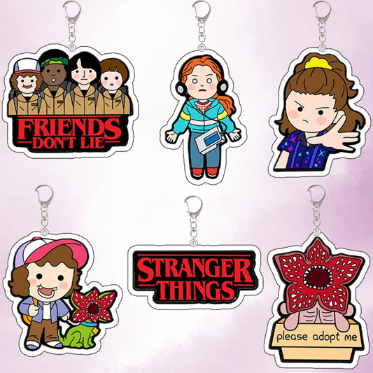 Stranger Things Themed Keychains