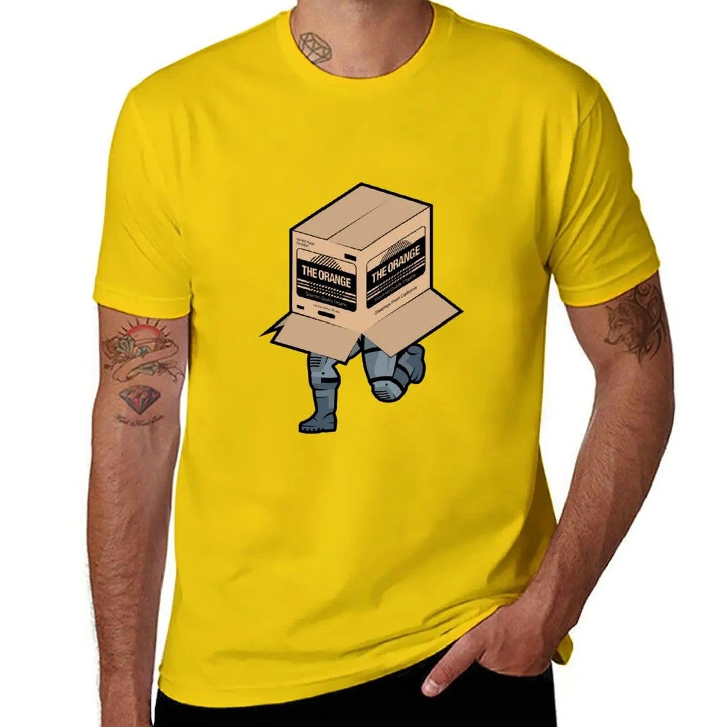 Metal Gear Solid inspired Solid Snake Sneaking Box T-Shirt