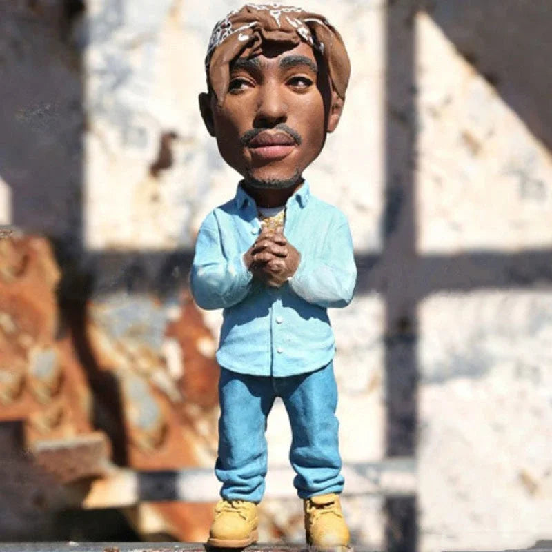 Rapper Action Themed Statues