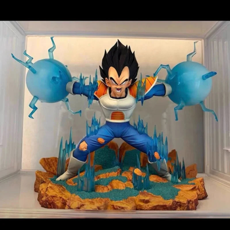 Vegeta Power Up Action Statue