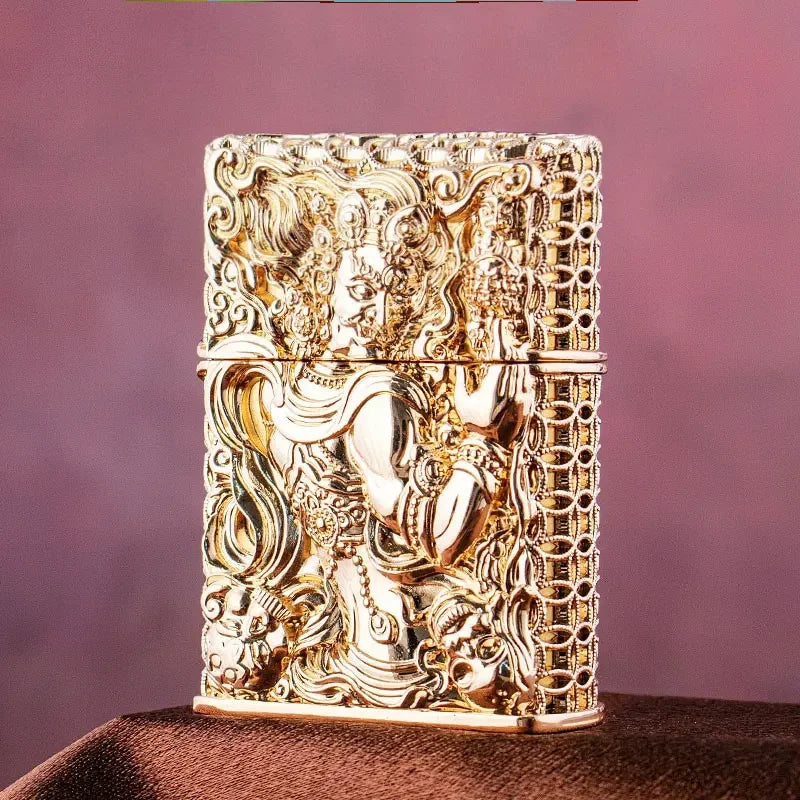 Trendy Artsy Metal Kerosine Lighter