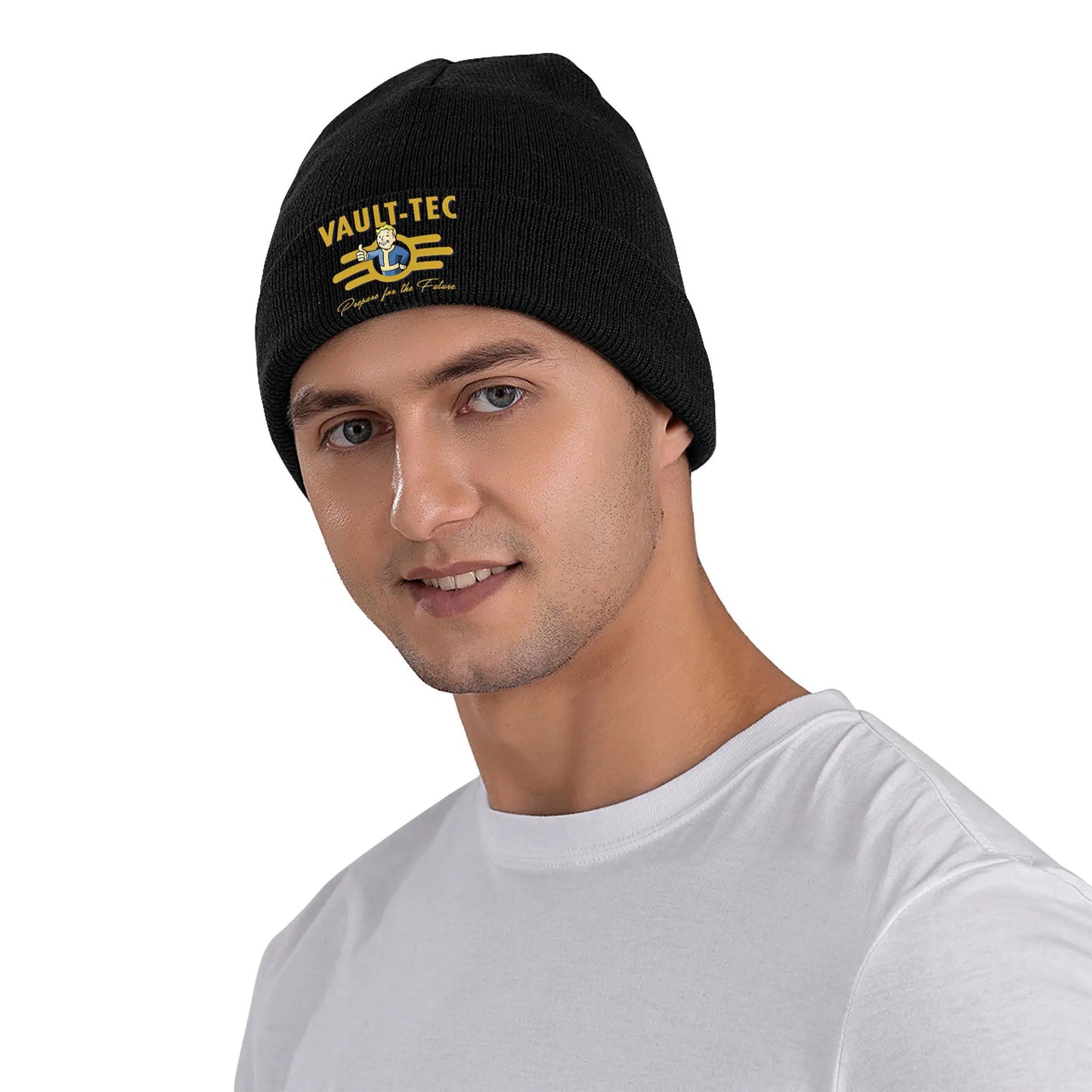 Fallout Vault-Tec Inspired Knit Beanie