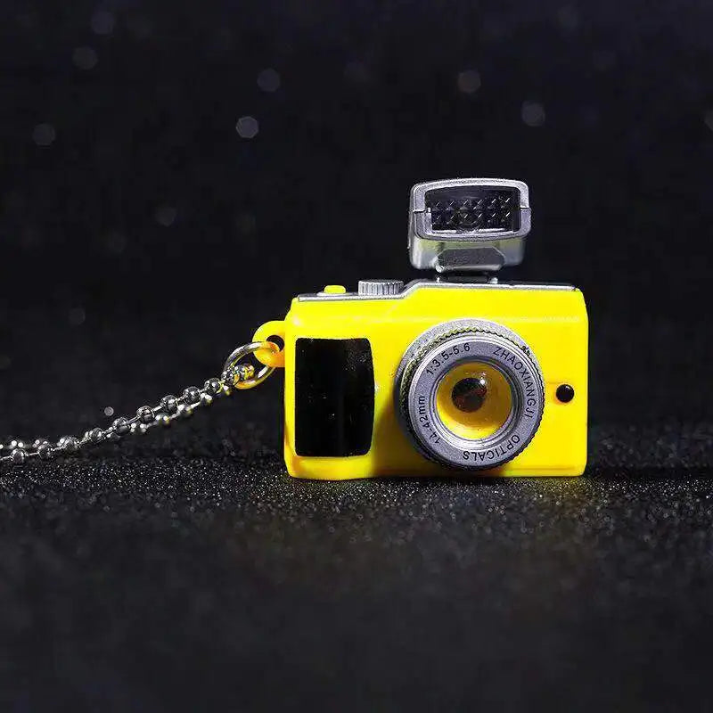 Fashion Flash Light Camera Necklace