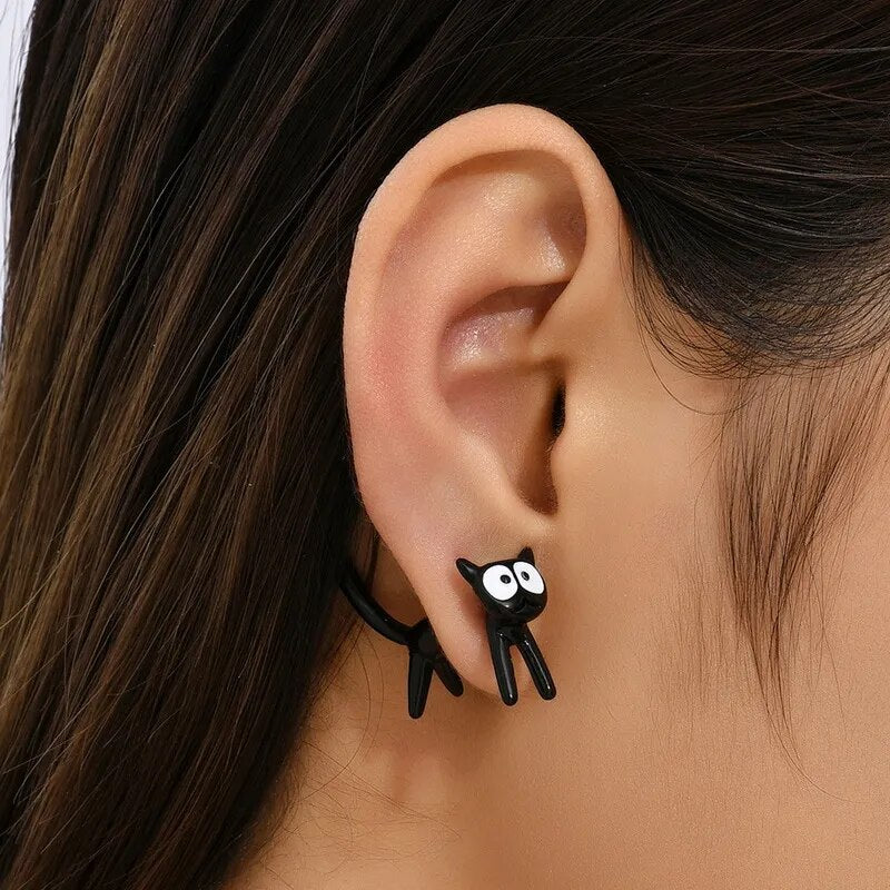 Trendy Cat Earrings