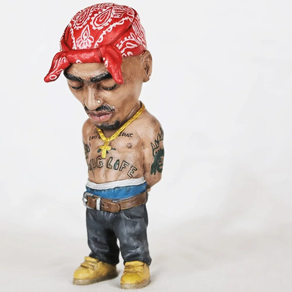 Rapper Action Themed Statues