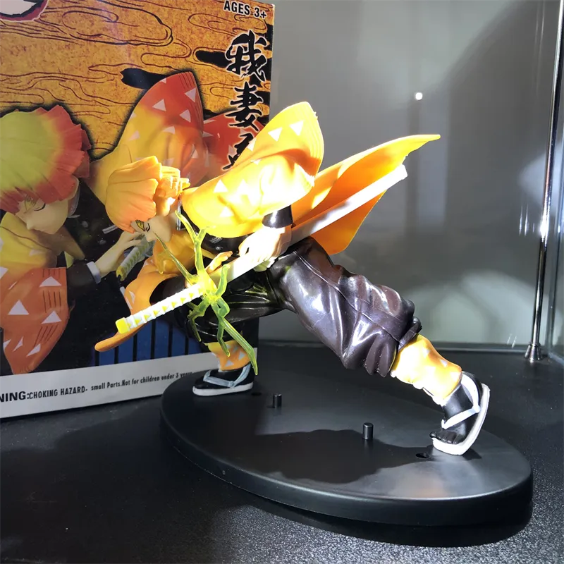 Demon Slayer Inspired Zenitsu Agatsuma Action Statue