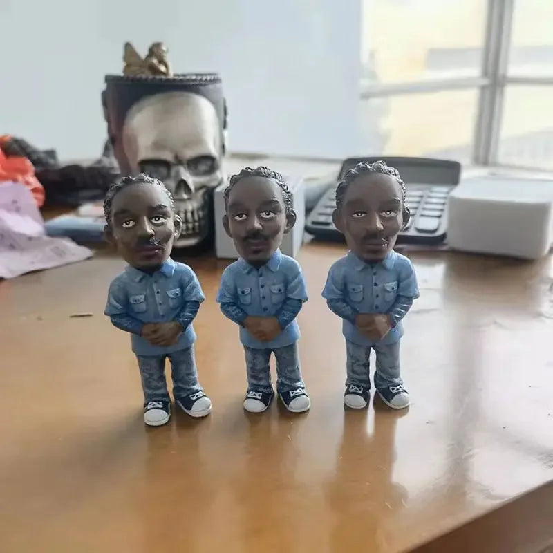 Rapper Action Themed Statues