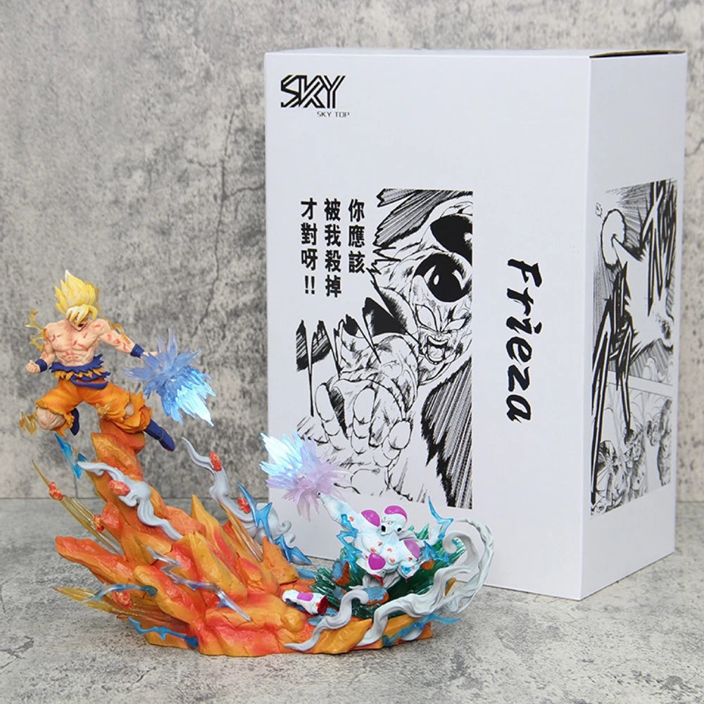 Dragon Ball Z Inspired Iconic Frieza Vs Son Goku Battle Action Statue