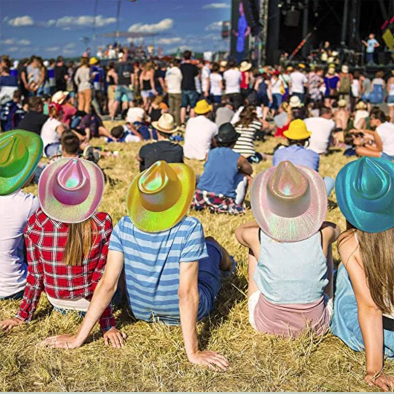 Glowing LED Cowboy & Cowgirl Hats