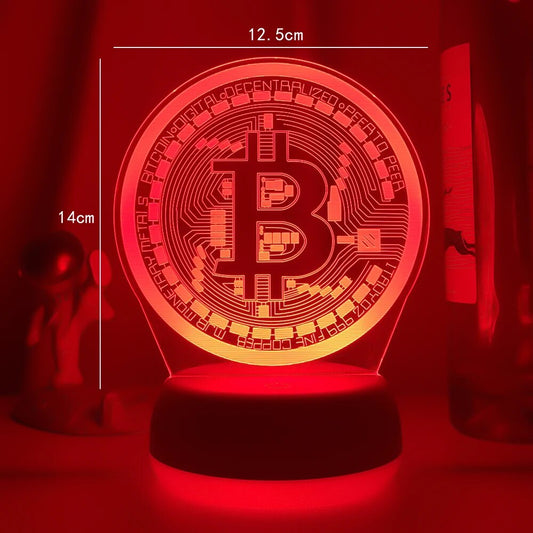 Bitcoin Pride LED Night Light