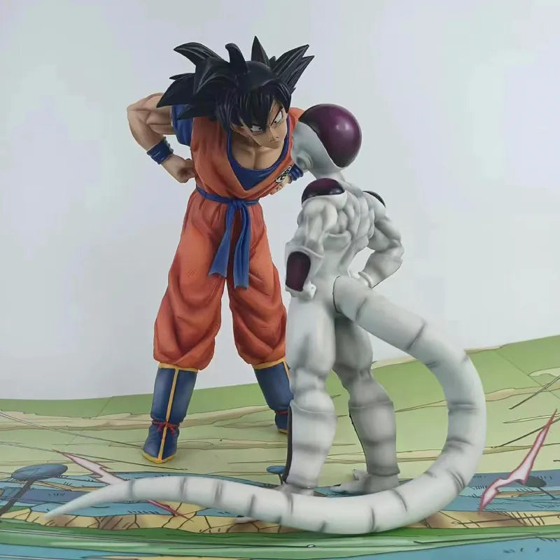 Anime Dragon Ball Z Inspired Frieza Vs Goku Action Statue