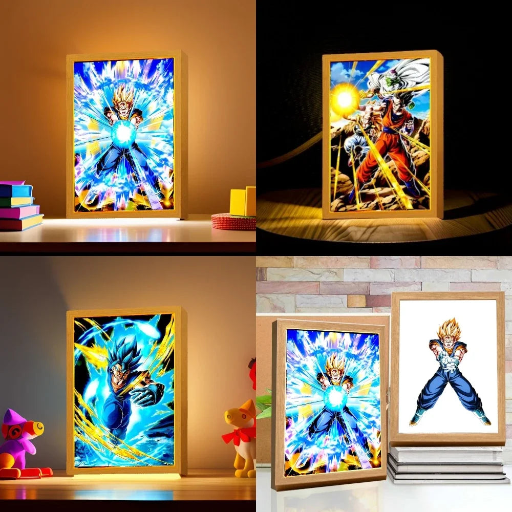 Dragon Ball Z Light Painting Photo Frame