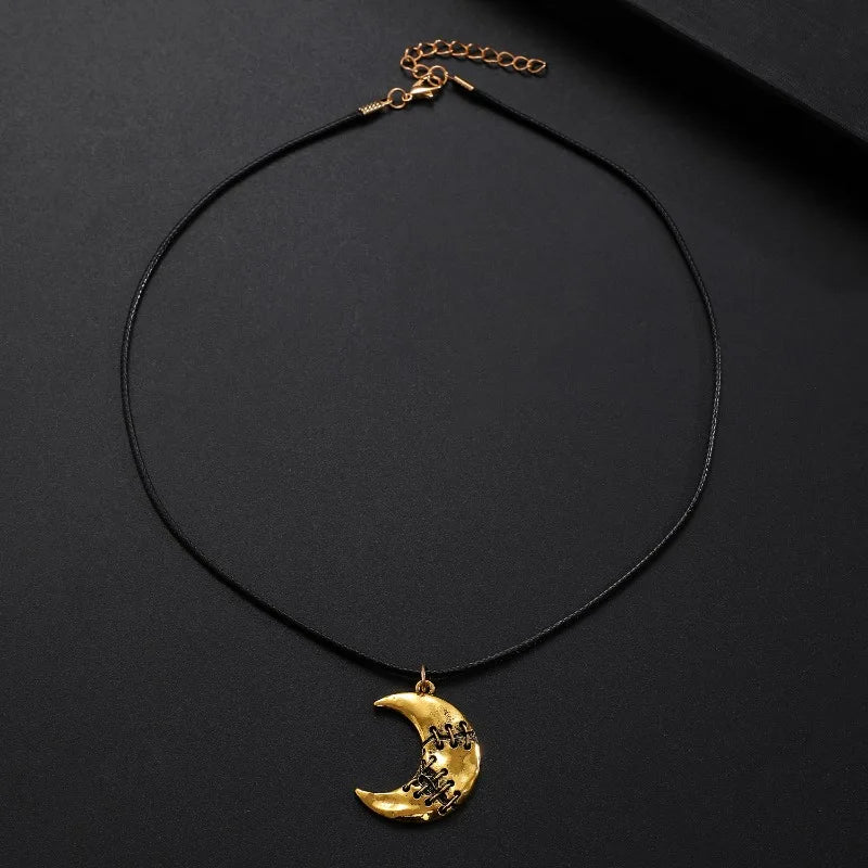 Mended Worn-Out Moon Necklaces
