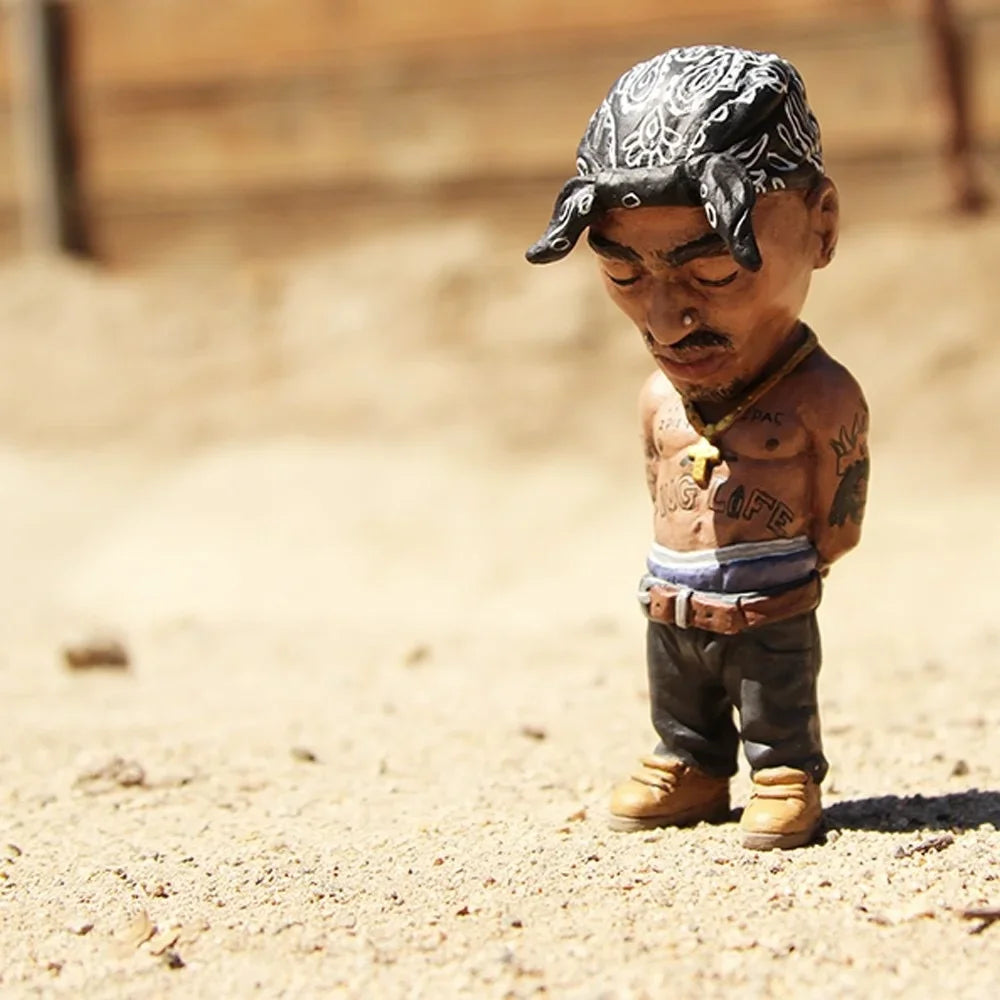 Rapper Action Themed Statues