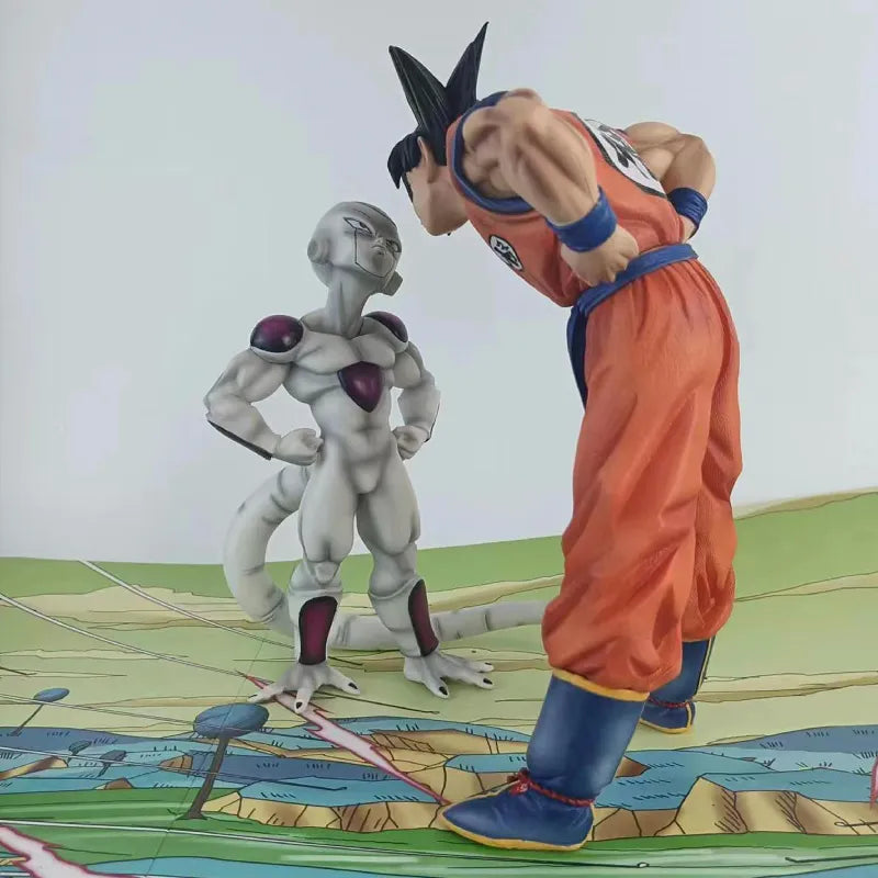 Anime Dragon Ball Z Inspired Frieza Vs Goku Action Statue