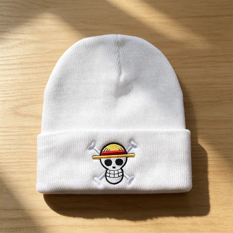 One Piece Luffy Themed Anime Knitted Hat