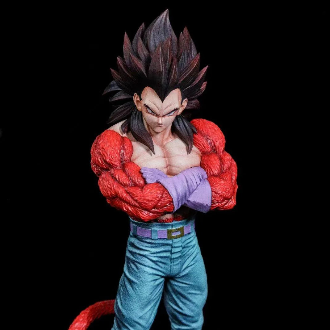 Dragon Ball Anime Super Saiyan 4 Vegeta & Goku Statues