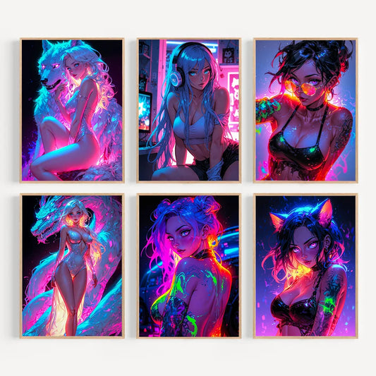 Hot Anime Girls Canvas Prints
