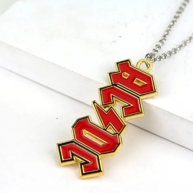 AC DC Logo Pendant