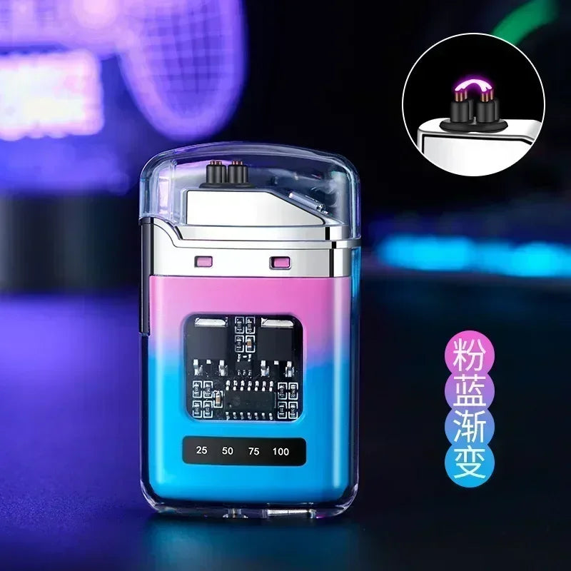 Cool Electric Double Arc USB Rechargeable LED Lighter