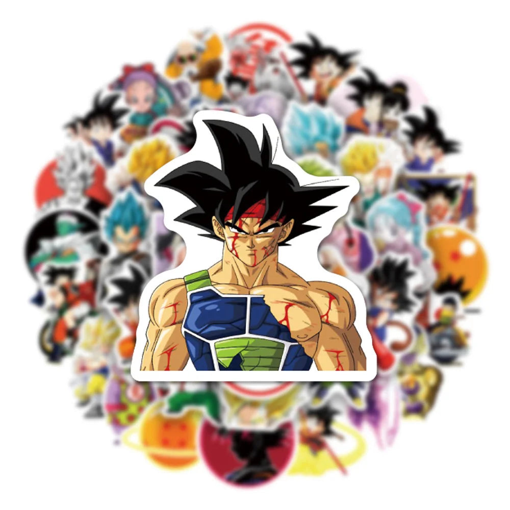Anime Dragon Ball Z Themed Stickers