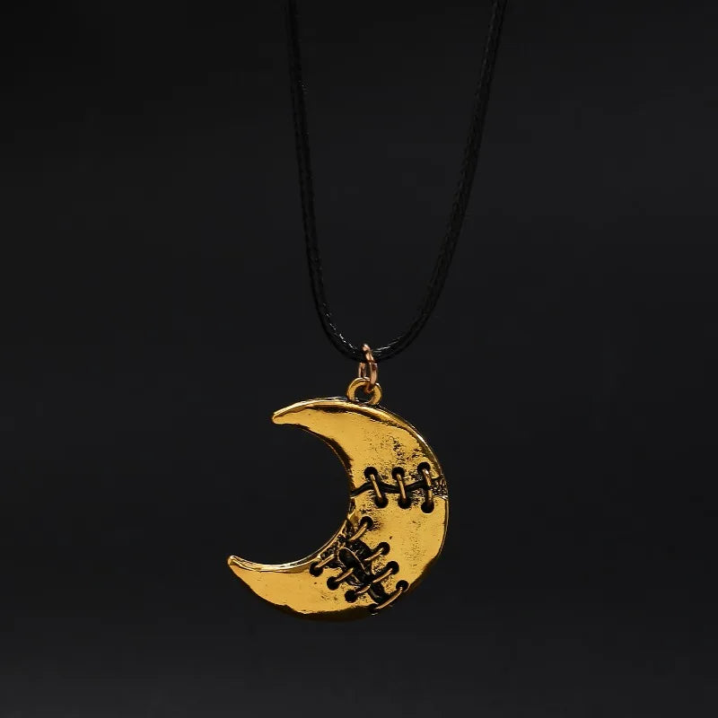 Mended Worn-Out Moon Necklaces