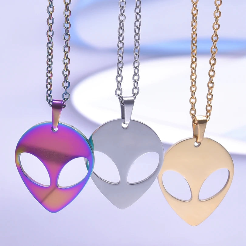 Alien Pendant Necklace