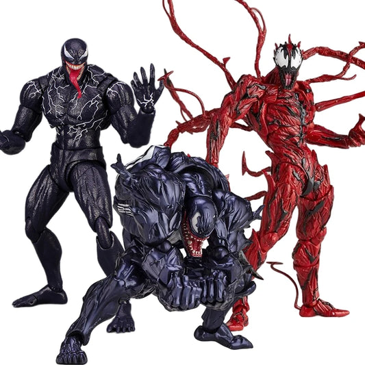 AMAZING YAMAGUCHI Venom & Carnage Spider Man legends Action Figures