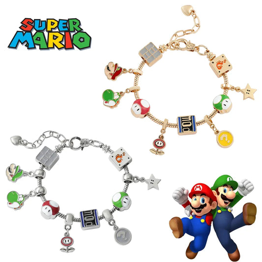 Mario Bros Themed Charm DIY Bracelets
