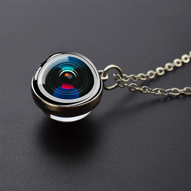 Camera Lens Eyes Necklace