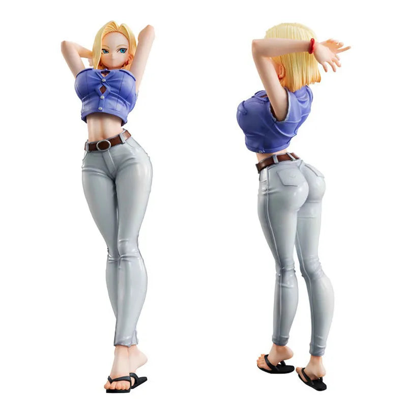 Dragon Ball Themed Android 18 Action Statue