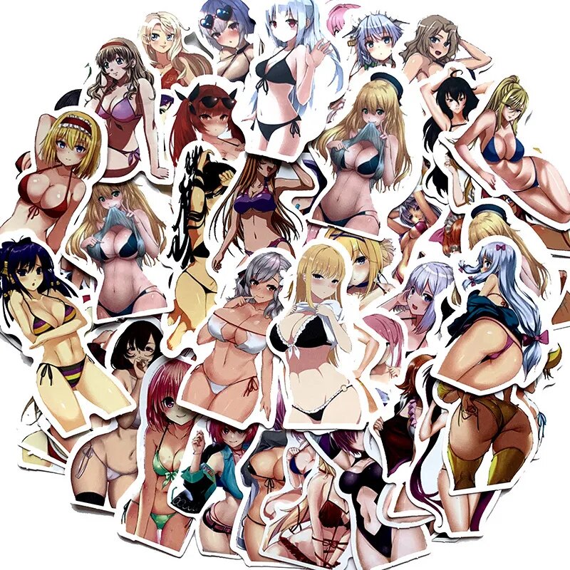 Sexy Adult Anime Stickers